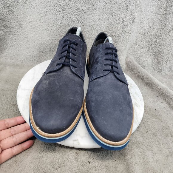 Bar III Shoes Mens Size 10.5 Blue Lace Up Oxfords *GUC* main image 5